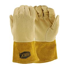 West Chester 6021/L Gloves, Ironcat Premium Grain Pigskin, Mig Welding, 4" Cuff, Kevlar Thread, Size Large