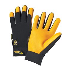 West Chester 86400/Xl Gloves, Ironcat, Heavy Duty Grain Deerskin, Spandex Back, Hook And Loop Wrist, Size X-Large