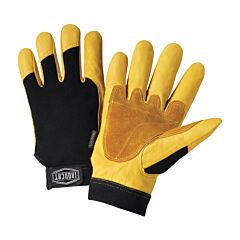 West Chester 86350/Xl Gloves, Ironcat, Premium Grain Cowhide Palm, Spandex Back, Size X-Large