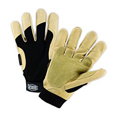 West Chester 86355/2Xl Gloves, Ironcat, Top Grain Pigskin Palm, 40G Thinsulate, Spandex Back, Size 2X-Large