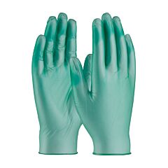 West Chester 2765/S Posishield 5.5 Mil Industrial Grade Powdered, Vinyl Disposable Gloves, Green, Size Small