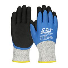 G-Tek 41-8035/Xl Winter Gloves, Polykor, 10G Acrylic Shell, Double Dip Full Latex W/ Ms Grip, A5, Size X-Large