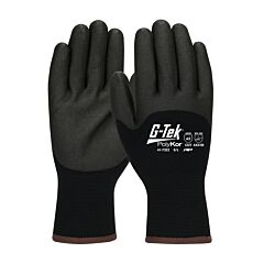 G-Tek 41-7322/M Winter Gloves, Polykor, 13G Nylon W/ 7G Acrylic Liner, 3/4 Dip Pvc Foam, A2, Size Medium