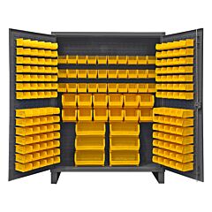 Durham Hdc60-198-95 Cabinet, 12 Gauge, 198 Yellow Bin, 60 X 24 X 78