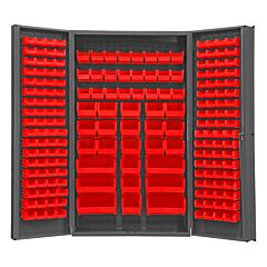 Durham Sjc-Bdlp-192-1795 Cabinet, 192 Red Bins, 48 X 24 X 84