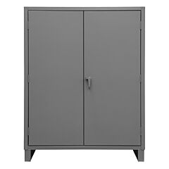 Durham Hdwc244878-5S95 Wardrobe Cabinet, 5 Shelves, Hanger Bar, 48 X 24 X 78