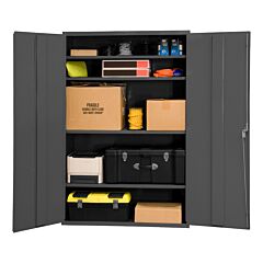 Durham 2504-4S-95 Cabinet, 16 Gauge, 4 Shelves, 48 X 24 X 84