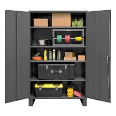 Durham 2505-4S-95 Cabinet, 16 Gauge, 4 Shelves, 48 X 24 X 78