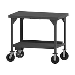 Durham Hdwbmfl-3660-8Ph-95 Heavy Duty, Mobile Workbench With Floor Lock, 60 X 36