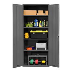 Durham 2603-4S-95 Cabinet, 16 Gauge, 4 Shelves, 36 X 18 X 84