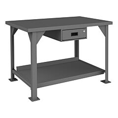Durham Dwb-3672-177-95 Workbench, 1 Drawer, 72 X 36 X 34