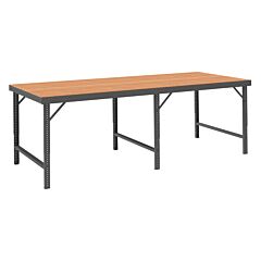 Durham Wbf-Th-30120-95 Folding Leg Workbench, Tempered Hardboard Top, 120 X 30