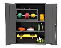 Durham 2600-2S-95 Shelf Cabinet, 16 Gauge, 4 Shelves, 48 X 24 X 72