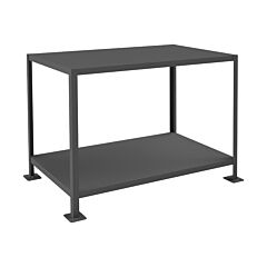 Durham Mt304836-3K295 Machine Table, 2 Shelves, 48 X 30 X 36, 3000 Lbs. Capacity