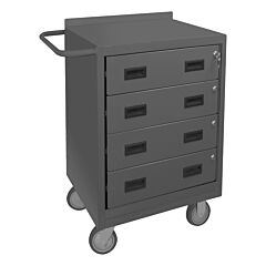 Durham 2202-95 Mobile Bench Cabinet, 4 Drawers, 18 X 24 X 36-1/2