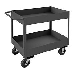 Durham Rsc6-2448-2-3.6K-95 Stock Cart, 2 Shelves With High Lips, 24-1/4 X 54-1/4 X 39