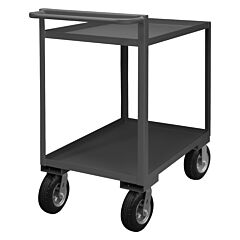 Durham Rscr-2448-95 Stock Cart, 2 Shelf, Raised Handle, 24-1/4 X 54-1/4 X 45-1/4