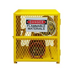 Durham Egcc4-50 Horizontal Gas Cylinder Cabinet, Capacity Of 4, Manual Close