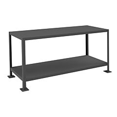 Durham Mt246030-2K295 Machine Table, 2 Shelves, 60 X 24 X 30, 2000 Lbs. Capacity