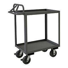 Durham Rsce-1830-2-3.6K-95 Stock Cart, 2 Shelf, Ergonomic Handle, 18-1/4 X 36-1/4 X 45