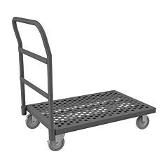 Durham Eptp24365Pu95 Platform Truck, Perforated Deck, 1400 Lbs. Capacity, 24 X 36