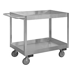 Durham Srsc31618302Alu5Pus Stainless Steel Stock Cart, 2 Shelves, 18-1/8 X 36 X 35