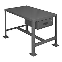 Durham Mtd182442-2K195 Machine Table, 1 Drawer, 24 X 18 X 42, 2000 Lbs. Capacity