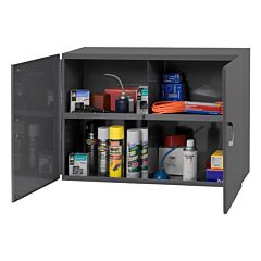 Durham 338-95 12" Deep Cabinet, 1 Shelf, 4 Sections, 33-7/8 X 12-1/2 X 23-7/8