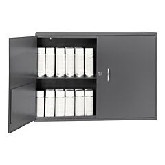 Durham 060-95-Wss Wall Mounted Aerosol Storage Cabinet, 2 Slotted Shelves, Holds 88 Aerosol Cans, 33-3/4 X 11-7/8 X 23-7/8