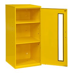 Durham 057-50 Spill Control/Respirator Cabinet, Yellow, 19-7/8 X 14-1/4 X 32-3/4