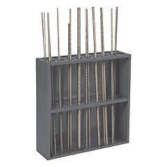 Durham 367-95 Threaded Rod Rack, 18 Holes