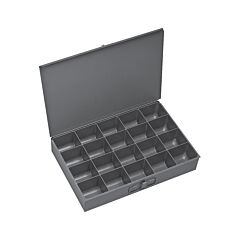 Durham 111-95 Large, Steel, Compartment Box, 20 Compartments, Gray (Must Purchase In Multiples Of 4 Each)