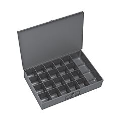 Durham 109-95 Large, Steel, Compartment Box, 21 Compartments, Gray (Must Purchase In Multiples Of 4 Each)