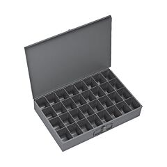 Durham 107-95 Large, Steel, Compartment Box, 32 Compartments, Gray (Must Purchase In Multiples Of 4 Each)