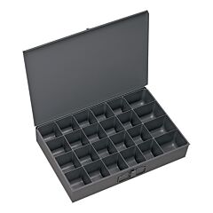 Durham 202-95 Small, Steel, Compartment Box, 24 Compartments, Gray (Must Purchase In Multiples Of 6 Each)