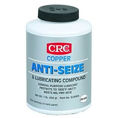 Crc Sl35903 Copper Anti-Seize And Lubricating Compound, 16 Oz Brush Top Bottle