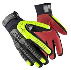 Honeywell 43-622By/9L Impact Ansi A6 Gloves Thermal Velcro Cuff Yellow, Size Large