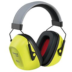 Howard Leight 1035110-Vs Verishield 100 Series Passive Earmuffs, 30 Db, Hi-Viz Yellow, Over-The-Head, Vs130Hv