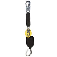 Honeywell Miller Mflafb-1/4.5Ft Turbolite Flash Bucket Truck Series Personal Fall Limiter, 4-1/2 Ft, Web, Alum Snap Hook, Alum Captive Eye Carabiner, 420 Lb