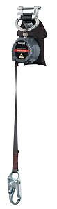 Honeywell Mflew-3/6Ft Turbolite Edge Pfl Galvanized Steel Cable 6', Steel Locking Snap Hook