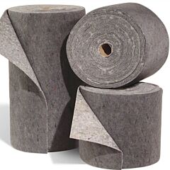 Nps 521048 18" X 150 Spilhyder Recycled Fiber Gray Roll, 2/Bag