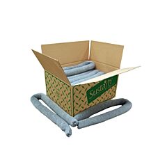 Nps G-30 3" X 4' 100% Sustayn By Spilfyter Recycled Universal Gray Sock, 15/Box