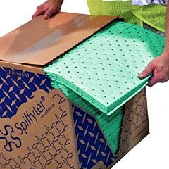Nps G-75 16" X 18" Premium Universal Green Hw Perfed Pad, 100/Box
