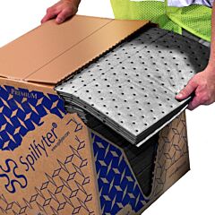 Nps Gff-72 16" X 18" Premium Gray Universal Mw Perfed Pad, 100/Box
