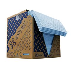 Nps M-72 16" X 18" Premium Oil-Only Blue Mw Perfed Pad, 100/Box