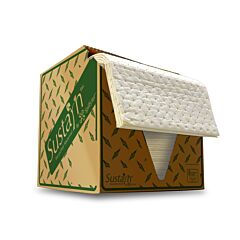 Nps Osr-75 16" X 18" Sustayn By Spilfyter Recycled Natural Oil-Only Hw Pad, 100/Box