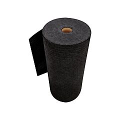 Nps Usr-90 32" X 150' Sustayn By Spilfyter Recycled Universal Black Hw Perfed Roll, 1/Bag
