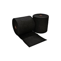 Nps Usr-91 16" X 150' Sustayn By Spilfyter Recycled Universal Black Hw Perfed Roll, 2/Bag
