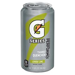 Gatorade 00901 G Series 02 Perform® Thirst Quencher Ready-To-Drink Can, 11.6 Fl Oz, Lemon-Lime