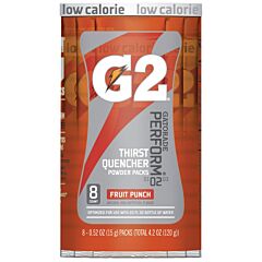 Gatorade 04713 G Zero Powder Stick, 0.10 Oz Volume, 16.9 Oz Yield, Fruit Punch